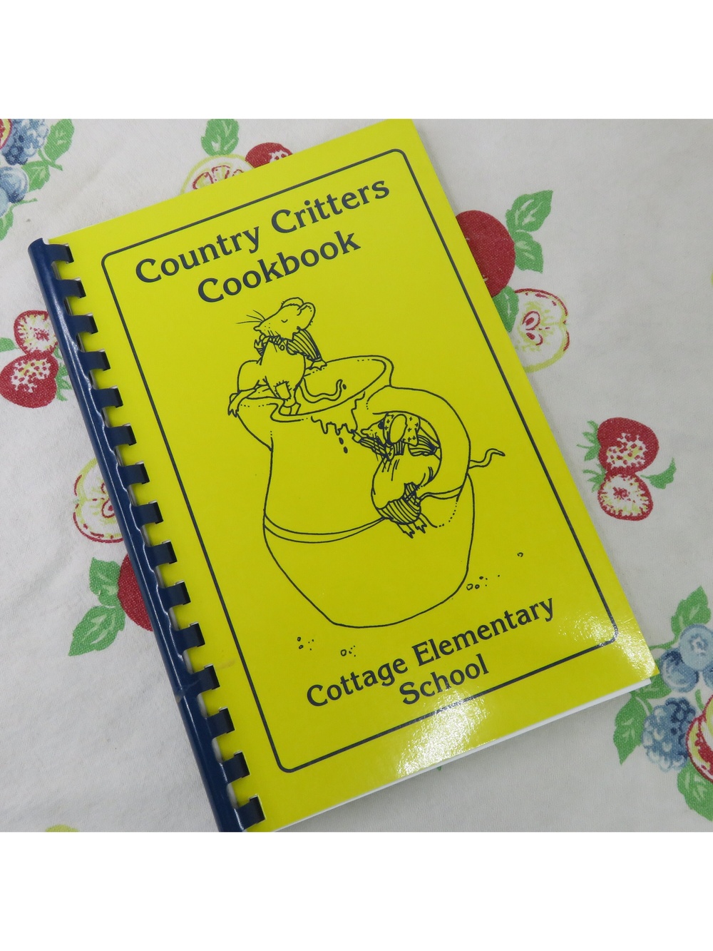 Country Critters Cookbook Cottage Elementary School Sacramento Fundraising Cook